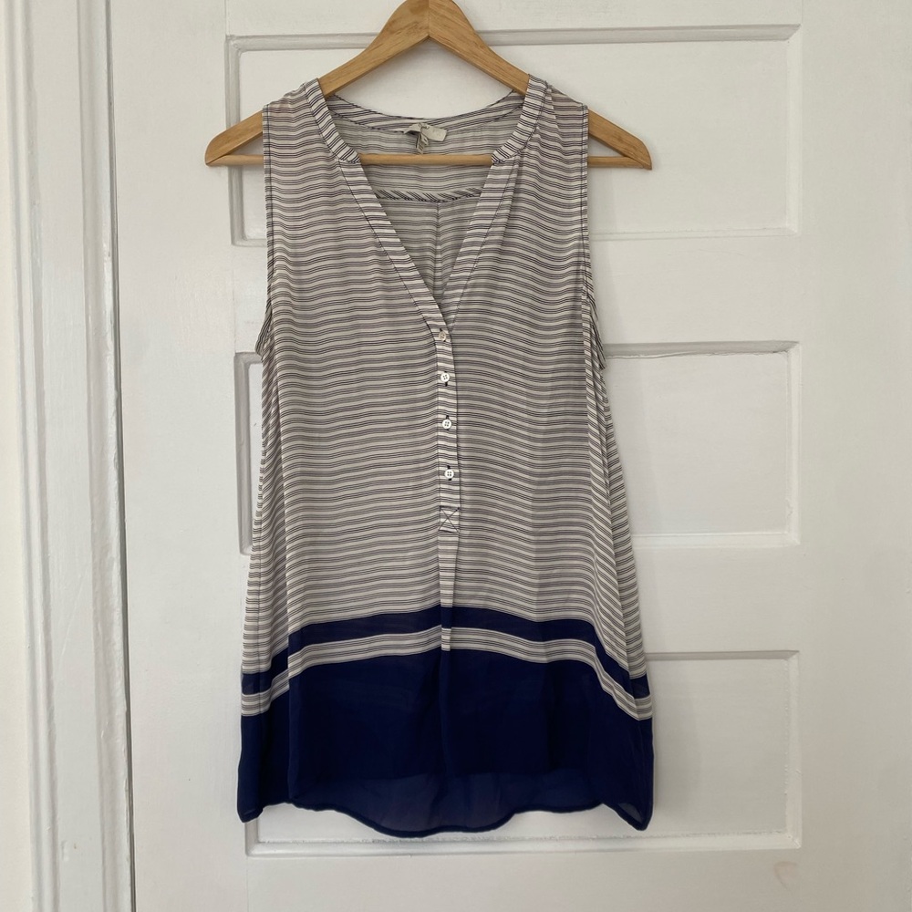 Joie silk striped Ameritt B blouse